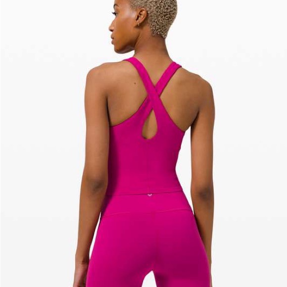 Lululemon Key To Balance Tank in Ripened Raspberry Size 4 - Picture 2 of 6